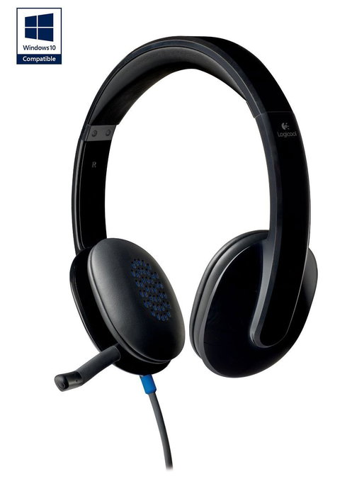 Logitech H540 Headset con micrófono negro